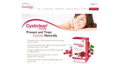 Desktop Screenshot of cysticlean.co.uk