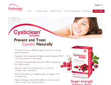 Tablet Screenshot of cysticlean.co.uk